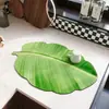 Alfombrilla Drenante de Barro Diatómico con Hoja de Plátano Alfombrilla Absorbente para Encimera de Cocina Alfombrilla Secadora de Vajilla para Escritorio Posavasos Alfombrilla para Barra