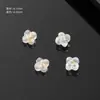 Tapones para Orejas de Estrella de Cinco Puntas y Trébol de Cuatro Hojas de Oro de 14K Tapones de Silicona para Orejas Tapones para Orejas Hechos a Mano DIY Accesorios de Joyería