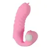 Funda vibratoria para dedo con lengua transfronteriza, juguete de coqueteo para parejas, masturbador femenino, juguete sexual para adultos