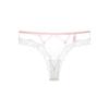 Europa e Estados Unidos amor quente Pêssego Hip oco sexy cueca feminina renda fio dental transparente puro cueca preta
