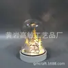 Directo de Fábrica Cubierta de Vidrio para Fiestas Navideñas Lámpara LED Decoración para el Hogar Artesanía Regalo Adornos de Contrachapado Luz Nocturna