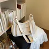 Bolsa de Lona Ligera Gran Capacidad Bolsas Tote Ligeras de Nicho Nylon Impermeable para Viajes Perezoso Versátil Bolso de Hombro Cruzado