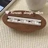 Joia de Mão Estilo Ins Novo Dongdaemun Coreano Anel Pequena Estrela Escovada de Prata Esterlina S925, Design Delicado e Exquisito