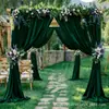 Cortina de Decoración para Boda, Arco de Gasa Hermoso, Tela Colgante para Boda, Cortina de Gasa Sedosa Antiarrugas, Decoración de Fondo para Mesa de Fiesta