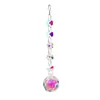 Cuentas Octogonales Color AB Atrapasoles Colgante DIY Atrapasoles de Cristal Decoración para Ventana de Jardín Decoración con Iluminación Arcoíris