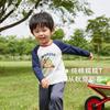 Camiseta de Manga Larga para Niños, Ropa Infantil Otoñal con Bloques de Color, Camiseta Básica Trendy Holgada para Niños Pequeños Estilo Otoño