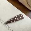 Estilo Coreano Nuevo Otoño Invierno Lana Flor Pequeña Pinza para el Cabello Pinza para Flequillo Pinza Lateral para Cabello Rebelde Linda Bonita Pinza Lateral Pinza BB Pasador