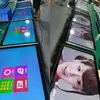 Máquina all-in-one com tela sensível ao toque capacitiva de 43 polegadas para montagem na parede com sistema Windows 10, tablet touch inteligente para uso em ensino e conferências