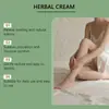 Creme para Cuidados com as Pernas Houkea, Cuidado Suave para a Pele das Pernas, Essência Herbal Suavizante, Creme de Cuidado Diário Natural