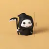 Decoración de Pastel de Halloween Arcilla Suave Figura Linda de Fantasma Ojos Chistosos Perlas de Azúcar Velas de Halloween Toppers Inserts