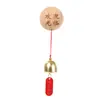 Campanilla de Viento de Madera Auspiciosa en Stock, Decoración Colgante para Entrada de Casa, Campana para Puerta de Tienda, Letrero de Bienvenida, Decoración de Atmósfera de Apertura