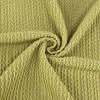 Tecido Jacquard Listrado com Textura de Poliéster Agulha Grossa Corrente Pequena Tricotado 190g Tecido para Blusa Casual Atacado