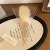 Horquilla de Plumas con Borlas de Halloween Estilo Ballet Súper Hada Elegante Estilo Puro Lujoso Horquilla de Piel Pinza Lateral para Llevar en la Cabeza