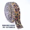 Tiras de Strass de Resina Coloridas Mais Vendidas Fita de Diamante Autoadesiva Acessórios de Roupa DIY Adesivos de Strass Hot-Fix