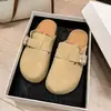 Sandalias de Suela Gruesa para Aumentar la Altura 2026 Nuevo Otoño Zapatos Birkenstock Zapatos de Pesca Birkenstock Zapatilla Cerrada para Mujer Ropa de Exterior Ins