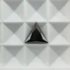 3X3~8X8Mm 5A Wuzhou Piedra Preciosa Artificial Triangular Ángulo Recto Zircón Colorido Zirconia Cúbica Sintética Cuentas Sueltas