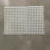 Placa Base de Conejo Jaula de Conejo Plato para Excrementos Jaula de Conejo Almohadilla para Patas Piso de Jaula de Conejo Almohadilla para Patas con Agujero Redondo Uso para Cría de Conejos Placa de Plástico