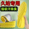 Palmilhas Anti-Odor de Losna para Treinamento Militar, Palmilhas Respiráveis de Verão Desumidificantes e Absorventes de Suor para Homens e Mulheres, Ficar em Pé por Longo Tempo Sem Fadiga, Palmilhas de Massagem Esportiva