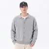 Suéter Casual de Moda Nuevo Otoño/Invierno 2026, Corte Holgado, Versátil, Fresco y Elegante para Hombres Jóvenes, Moda Sencilla, Cárdigan de Punto con Cuello Solapa