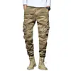 Macacão masculino moderno novo camuflado retrô Ruan Shuai multi-bolsos com cordão high street exclusivo transfronteiriço para Amazon 9393