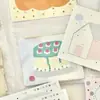 Wowkawakawriting Fofo Material para Caderno de Segunda Fase Colagem de Papel Papel de Fundo Decorativo Base de Corte para Filmes Coreanos DIY