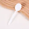 Cuchara de Plástico Desechable, Cuchara para Empaque para Llevar, Cuchara para Gelatina de Hierba Quemada, Cuchara para Arroz, Cuchara para Comida, Cuchara para Postre Empaquetada Individualmente