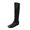 ~Botas Empilhadas, Botas Elásticas Slim de Nicho, Botas de Equitação Acima do Joelho com Aumento Oculto de Altura, Botas Longas para Mulheres, Luxo Leve com um Toque de Alta Qualidade