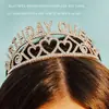 Reina del Cumpleaños Europea y Americana ama Corona de Cumpleaños cinta colorida correa para el hombro juego de suministros para fiestas
