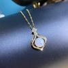 Internet Celebridade Explosivo Pequeno Bolso Sereia Ji Pérola Colar Sentido Avançado Luz Nicho de Luxo Elegante Clavícula Cadeia Pingente de Moda