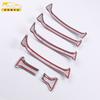 Adecuado para 14 modelos de tira decorativa de rejilla frontal imponente cubierta frontal galvanizada imponente tira brillante antiarañazos y anticolisión parche decorativo