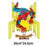 Novo padrão Homem-Aranha Acessórios decorativos DIY para roupas Impressão em camiseta tinta branca Impressão por transferência térmica Hot stamping agora uma peça