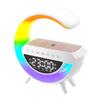 Superventas Transfronterizo G3401Mini Altavoz Bluetooth Inalámbrico para Teléfono Móvil Luz Ambiental Despertador Digital de Mesita de Noche G63