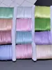 Cinta Delgada 2mm Cinta de Satén Cinta de Colores Cinta de Seda Cinta para Decoración de Muñecas Hechas a Mano Cinta para Regalos DIY Cinta para Marcadores de Libros Cinta para Coletas