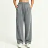 Amazon Europeo y Americano 2026 Nuevo Transfronterizo Otoño/Invierno Casual Color Sólido Cordón Holgado Pierna Ancha Pantalones Deportivos Ropa de Mujer