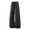 Pantalones Casuales de Pierna Recta con Cordón y Patrón de Diamantes, Marca de Moda Estilo Americano para Hombre, Nuevos Pantalones Deportivos de Pierna Ancha Jacquard para Primavera y Otoño