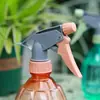 Regadera grande de melón de 500 ml color caramelo rociador de riego para jardín limpieza y desinfección del hogar regadera pequeña punto