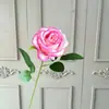 Flor Artificial Individual de Seda Perla Rosa Flor Artificial de Boda Ramo para el Día de San Valentín Arreglo Floral Decoración del Hogar Flor Falsa