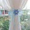 Amarres de Cortina Florales de Encaje Estilo Francés, Decoraciones para Cortinas Transparentes, Cuerdas de Lazo, Serpentinas Creativas, Bandas de Amarre