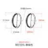 Aretes de plata esterlina 925 soporte vacío aretes retro dorados para mujer aretes diy cera de abeja aretes de turquesa soporte vacío accesorios