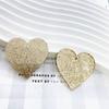 Colgante acrílico de corazón con brillo de Joker, parche de polvo de corazón, accesorios de corazón, material para joyería DIY de corazón