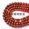 Fundición Ming optimización comercial malaquita roja cuentas sueltas cuentas redondas semiacabadas accesorios pulsera collar material de tejido venta al por mayor