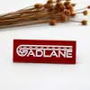 Logo Personalizado Plástico Pvc Etiqueta Suave Adhesivo Presión Super Fibra Respaldo Compuesto Velcro Gancho Superficie Maletas Zapatos Ropa Marca Comercial