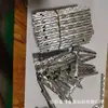Suministro Tubo de Metal Aluminio Accesorios Hechos a Mano Plateado Brillante Tubo para Carrillón de Viento Sala de Estar Balcón Tubo para Carrillón de Viento Adornos Colgantes Anodizado