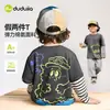 Conjunto EscolarPantalones para Niños Dudu Home Colección Primavera Pantalones Largos para Bebé Pantalones de Chándal Otoño Pantalones Casuales para Niñas Ropa Infantil