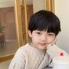 Peruca Masculina e Infantil de cabelo liso curto estilo coreano franja reta da moda adereços para fotos de bebê peruca fofa de fibra química cobertura total da cabeça