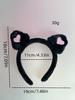 Lindo Súper Lindo Dibujo Animado Orejas de Tigre Banda para el Cabello Accesorios para el Cabello para Mujer Nuevo Lavar la Cara Aplicar Mascarilla Presionando Felpa Tarjeta para el Cabello Tocado