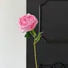 Flor artificial de rosa Austin de un solo tallo, arreglo de escena de boda de alta gama, arreglo floral, adorno de flor para decoración del hogar
