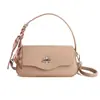Bolsa Pequena Quadrada Feminina Estilo Coreano Nicho 2026 Nova Bolsa Transversal Casual Simples Versátil para o Dia a Dia Bolsa de Ombro Único