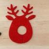 [En Stock] Accesorios de Copa de Fieltro Adornos Colgantes para Copas de Vino de Navidad Adecuados para Reuniones Festivas y Suministros para Fiestas