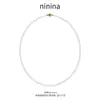 Colar de Pérolas Ninina Shijia Fivela Magnética Estilo Francês Feminino Luxo Leve Nicho Acessórios de Colar Corrente para Clavícula Retrô